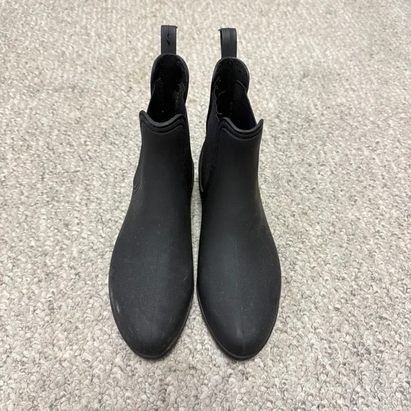 Jeffrey Campbell Black Ankle Rain Boots - Picture 4 of 5